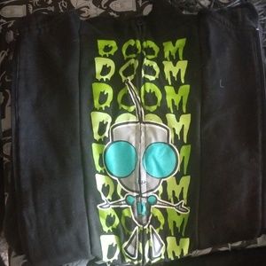 Invader Zim Gir double zip hoodie